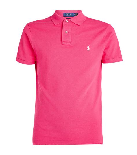 Polo Ralph Lauren Cotton Mesh Slim Fit Polo Shirt Harrods Us