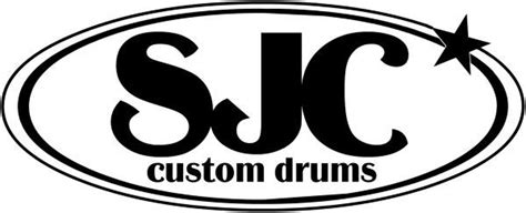 Sjc Custom Drums Logo 8x3 Dimensions Etsy