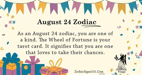 August 24 Zodiac is a Leo Virgo Cusp, Birthdays and Horoscope ...