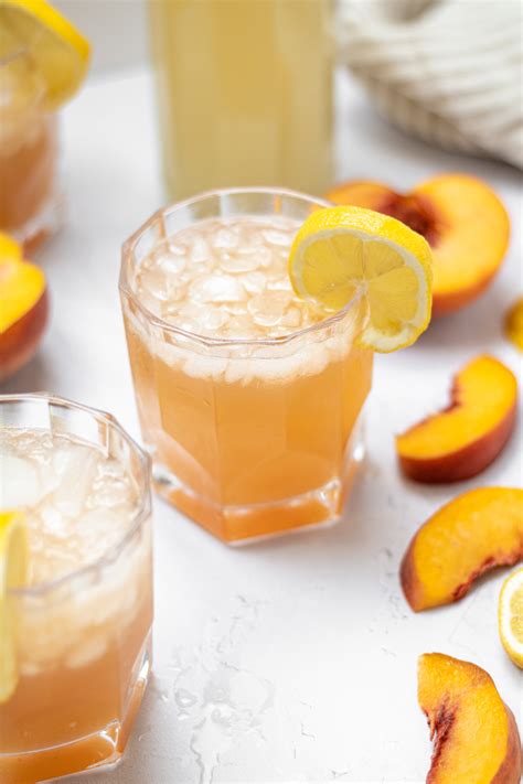 Peachy Bourbon Lemonade Cooking Restored