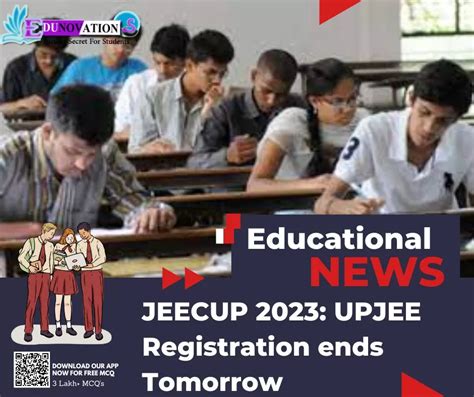 Jeecup 2023 Upjee Registration Ends Tomorrow Edunovations