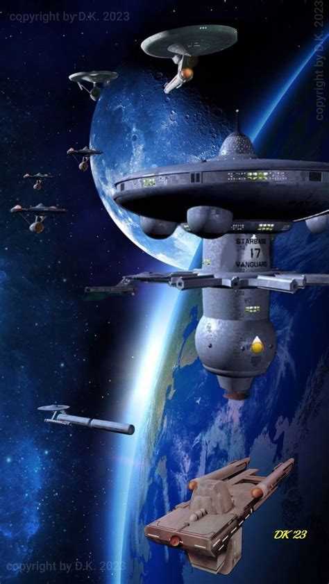 Starbase 17 By D K 2023 In 2024 Star Trek Starships Star Trek Art Star Trek Ships