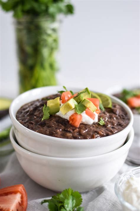 Spicy Vegetarian Black Bean Soup Isabel Eats