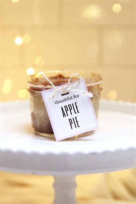 Mason Jar Apple Pies Modern Glam Recipes Thanksgiving