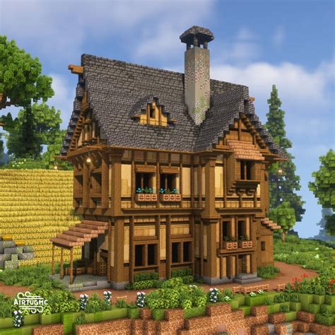 Get More From Airtugmc On Patreon Minecraft Houses Minecraft Cottage