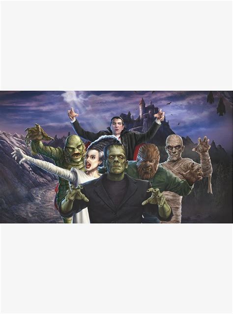 Hot Topic Universal Studios Iconic Monsters Wallpaper Hamilton Place