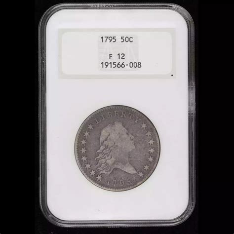 Half Dollars Flowing Hair Ngc F O Fatty Holder Hertel S