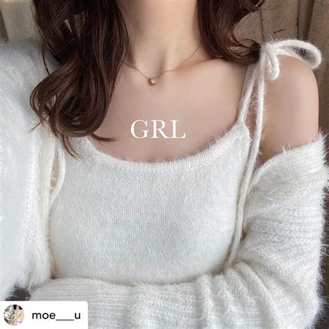 Grlさんのインスタグラム写真 Grlinstagram「【👆画像をタップすると購入できるよ👆】 Moeu さん にgrl商品