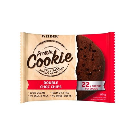 Cookie De Proteína Double Choc Chips 90g Weider Herbolario Navarro