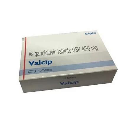 Valganciclovir Tablets Usp 450mg At Rs 456 Stripe Valganciclovir