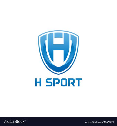 Letter H Sports Logo