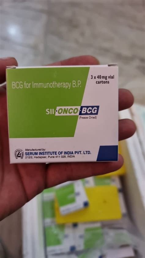 Sii Onco Bcg Vial Treatment Blader Cancer At Rs 780 Vial In