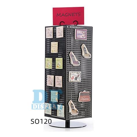 Custom Countertop 360 Rotating Metal Stand Earring Display Rack Floor