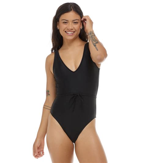 Nike Womens Sneakerkini U Back One Piece Swimsuit At