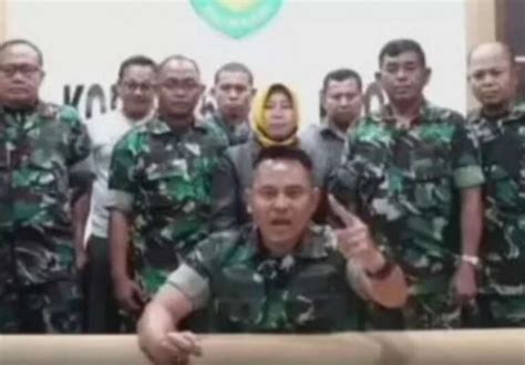 Kalimatnya Picu Kegaduhan Wajar Banyak Video Prajurit TNI Kecam Ucapan