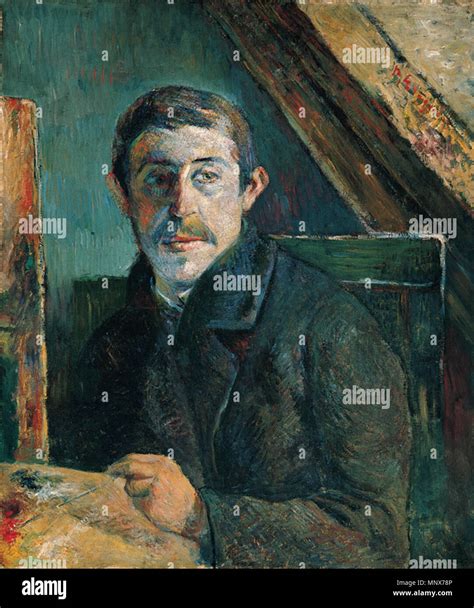 Français Gauguin devant son chevalet Català Gauguin davant el seu