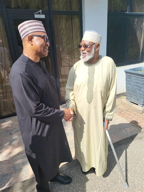 Peter Obi And Yusuf Datti Babba Ahmed Visit Abubakar Pictures