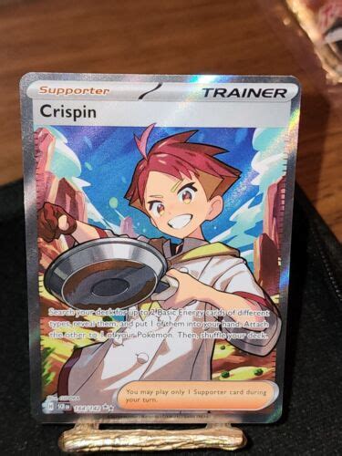 Crispin 164/142 - NM - English - Stellar Crown - Ultra Rare Pokemon Card TCG | eBay