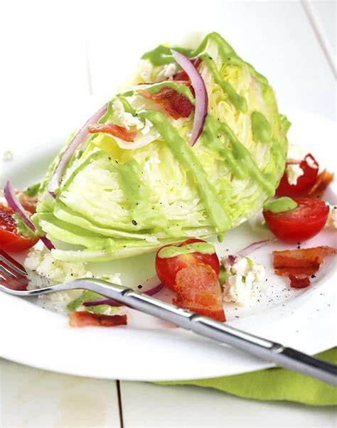 Wedge Salad With 3 Herb Green Goddess Dressing Eat In Eat Out