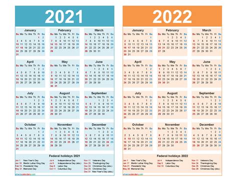 Rsm Calendar 2021 2022 Printable Calendar 2023