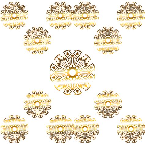 Thai Luxury Gold Vector PNG Images Luxury Thai Pattern Thai Border