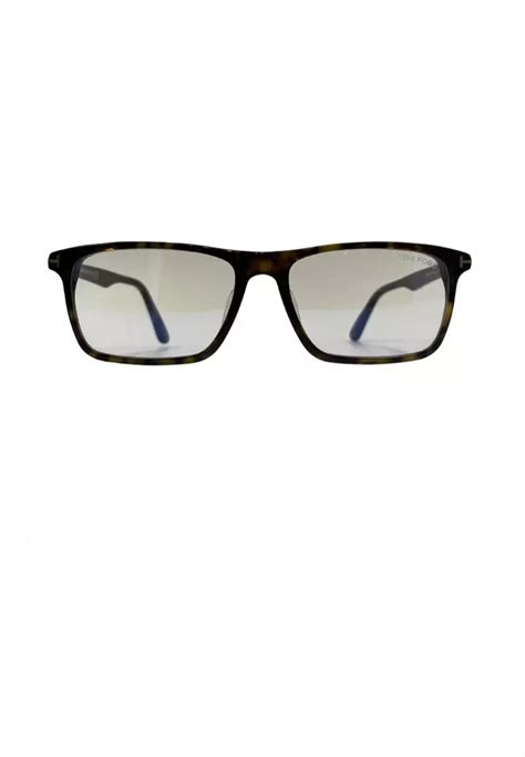 Buy Tom Ford Tom Ford Men S Tortoise Brown Acetate Rectangle Eyeglasses Ft5681fb05256 2024