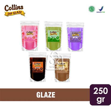 Jual Collins Dip Glaze Topping Glaze Donat Repack Gr Shopee