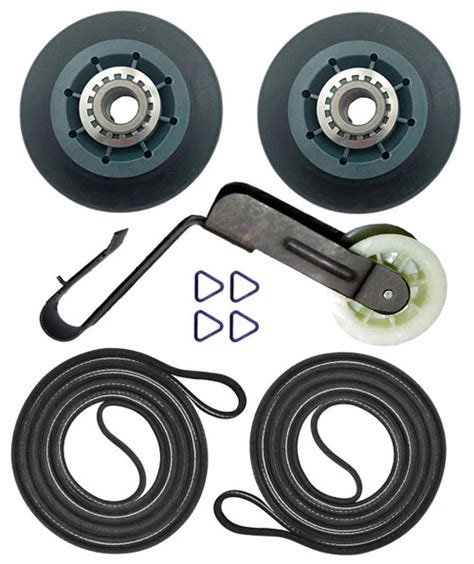 11077652600 Kenmore Dryer Rollers Pulley And 2 Belts