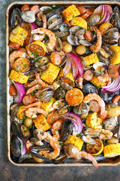 Sheet Pan Clam Bake Damn Delicious