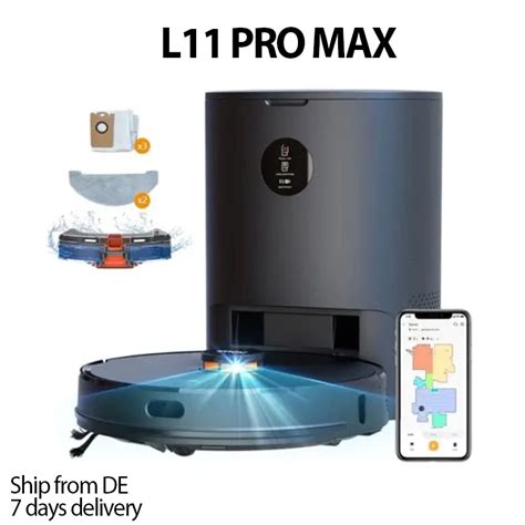 Imou L Pro Max Robot Vacuum Cleaner And Mop With L Self Emptying