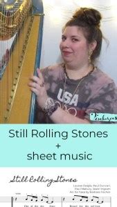 Still Rolling Stones // Lauren Daigle harp cover + sheet music ...