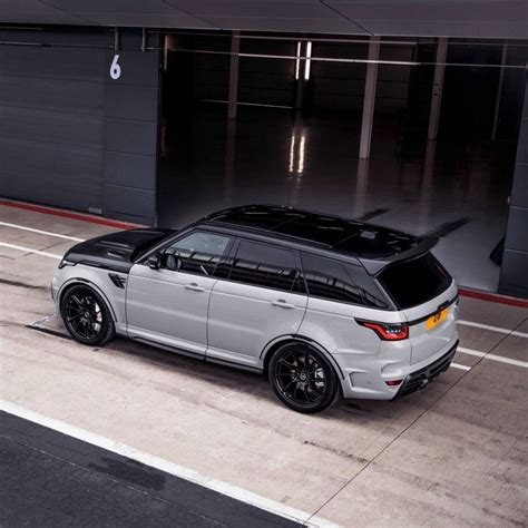 Range Rover Sport Svr Overfinch Supersport Photoshoot Rear Angle Above