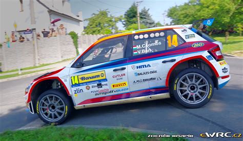 Csomós Miklós Bán Viktor Škoda Fabia Rally2 evo Barum Czech Rally