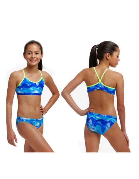 Costume Bambina Due Pezzi Dive In Funkita