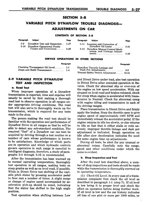 1958 Buick Chassis Service Manual Dynaflow Page 20 Of 66
