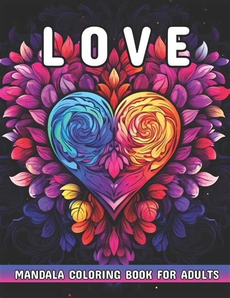 알라딘 Love Mandala Coloring Book For Adults Beautiful Love Mandala