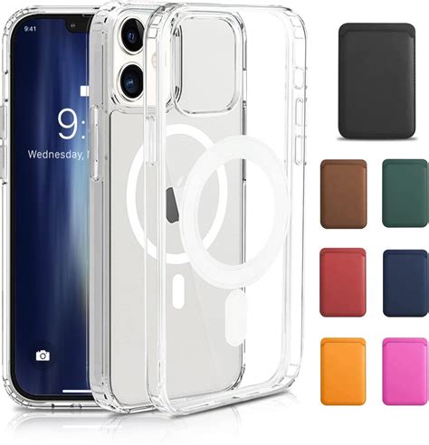 Funda magnética para iPhone 11 con 1 Tarjetero Magsafe Compatible con