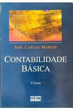 Livro Contabilidade B Sica Jos Carlos Marion Estante Virtual