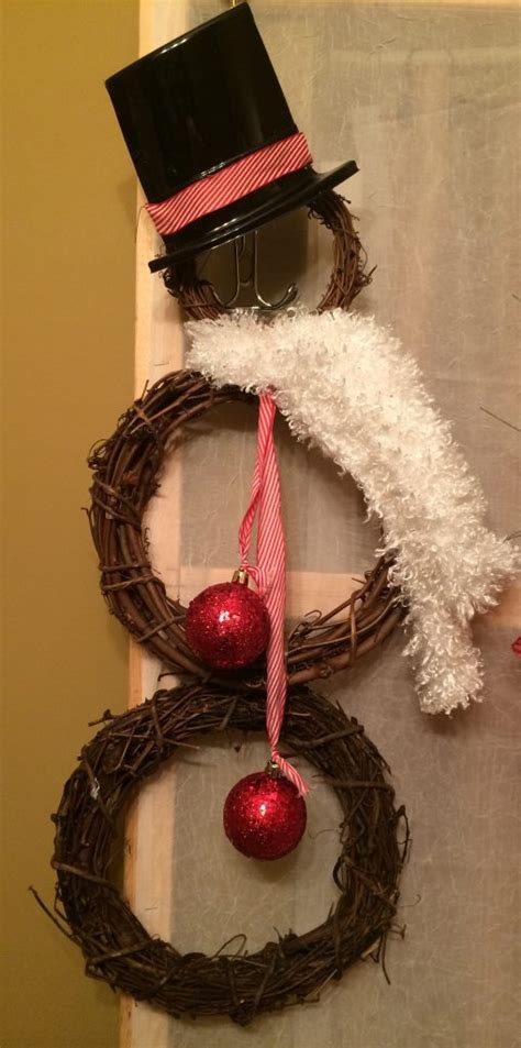 Diy Tutorials And Ideas To Make A Snowman Wreath Guide Patterns