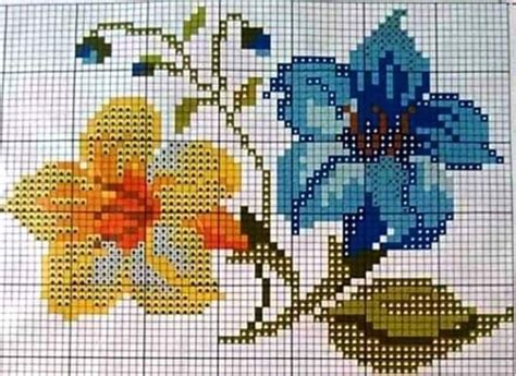 Pin Von Rosangela Perini Auf Ponto Cruz Sticken Stickerei Blumen