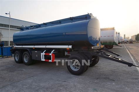 Draw Bar Tank Trailer Fuel Dolly 20000 Liters Drawbar Tanker Trailers