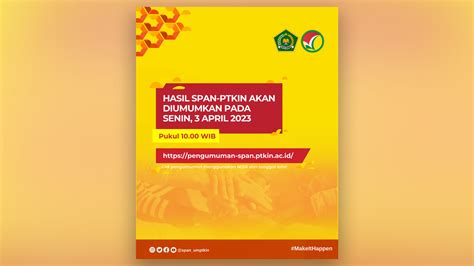 Hasil SPAN PTKIN 2023 Diumumkan 3 April Berikut Link Dan Cara Cek