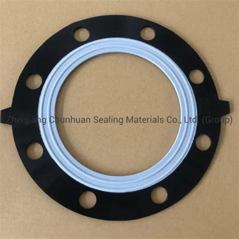 PTFE And EPDM Composite Flange Rubber Gasket PTFE And EPDM Gasket