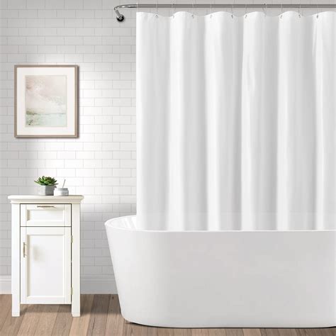 Lush Decor Solid Color Shower Curtain Liner And Reviews Wayfair