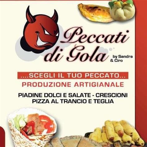 Menu At Peccati Di Gola Restaurant Viadana Piazza Baroni