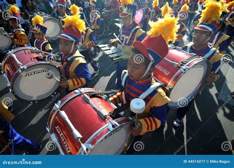 children  marching band editorial photography image  indonesia