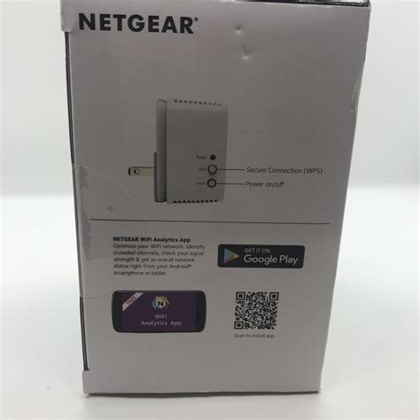 Netgear EX3110 AC750 WiFi Wall Plug Range Extender And Signal Booster