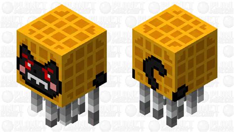 Waffle Cat Ghast Shooting Minecraft Mob Skin