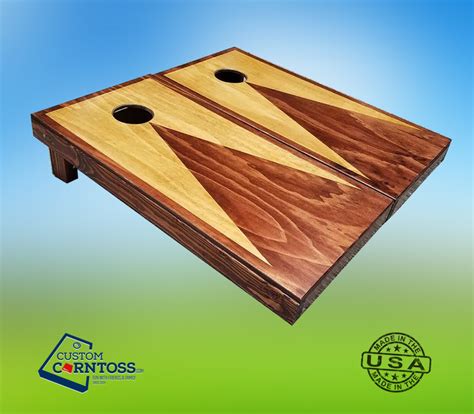 Two Color Painted Cornhole Set Custom Corntoss