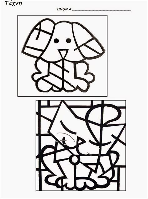 Desenhos Cubismo Para Colorir Braincp